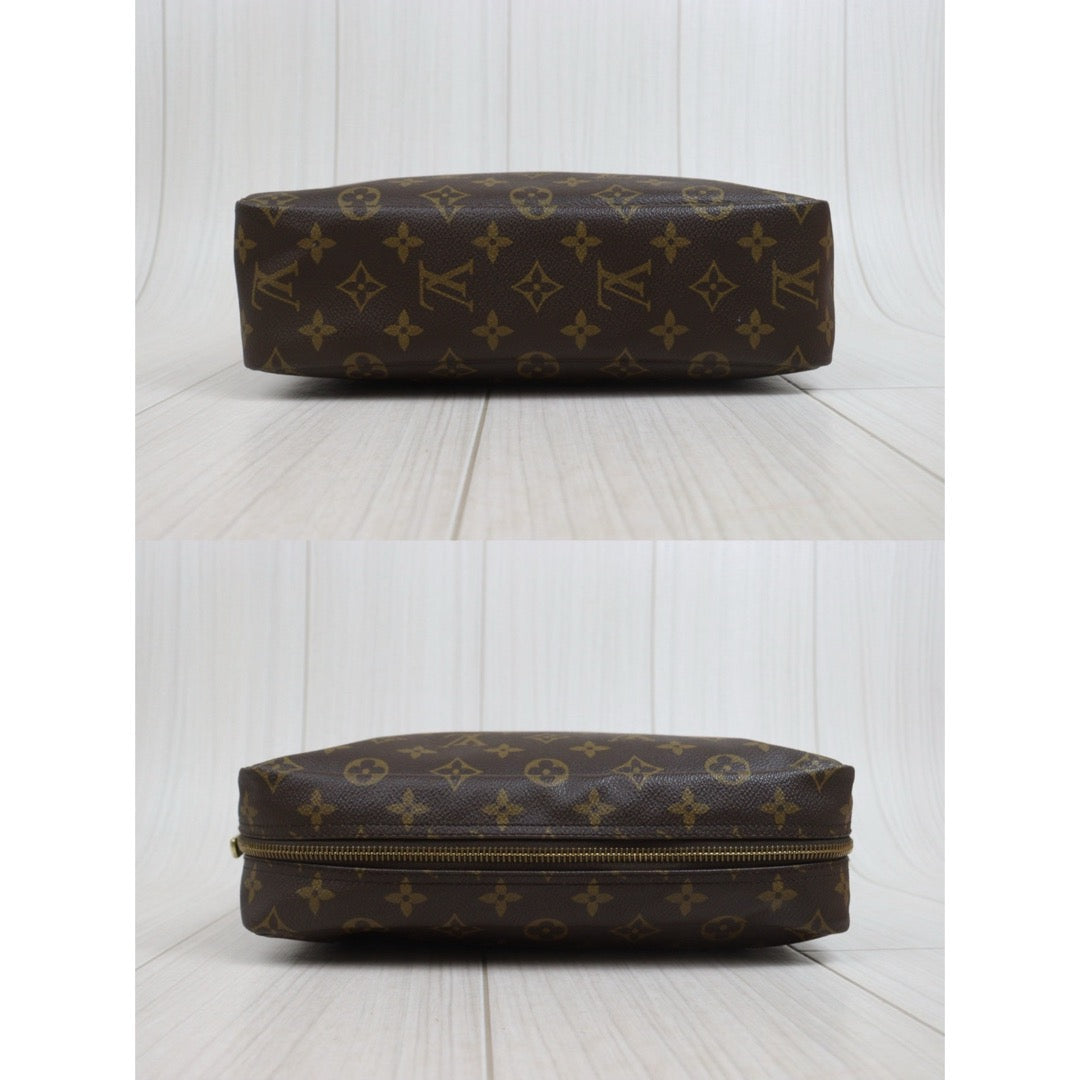 Include Entrupy Certificate of Authenticity｜Very Good ( Rank A) ｜ Louis Vuitton Truth Toilet 28 Monogram Makeup Pouch｜26090703