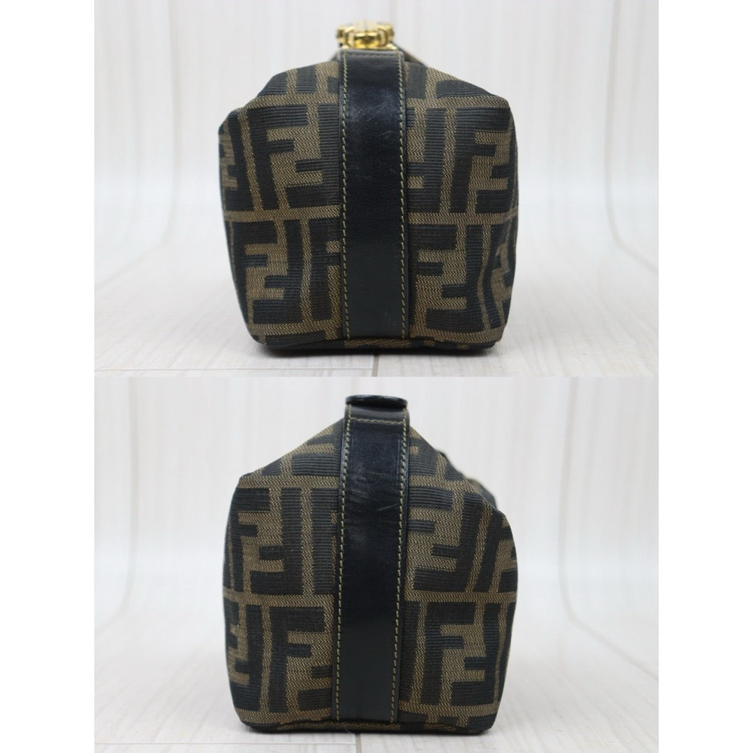 Very Good ( Rank A) ｜ FENDI PM Zucca Handbag ｜24091913