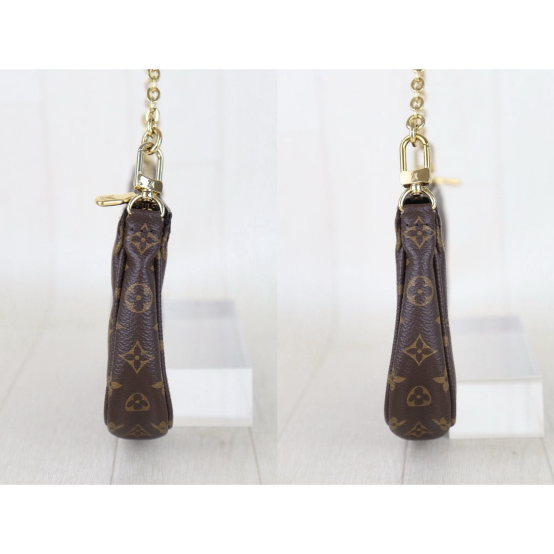 Include Entrupy Certificate of Authenticity｜Good ( Rank AB) ｜ Louis Vuitton Monogram Multi Pochette Accessoire Khaki｜Z26092906