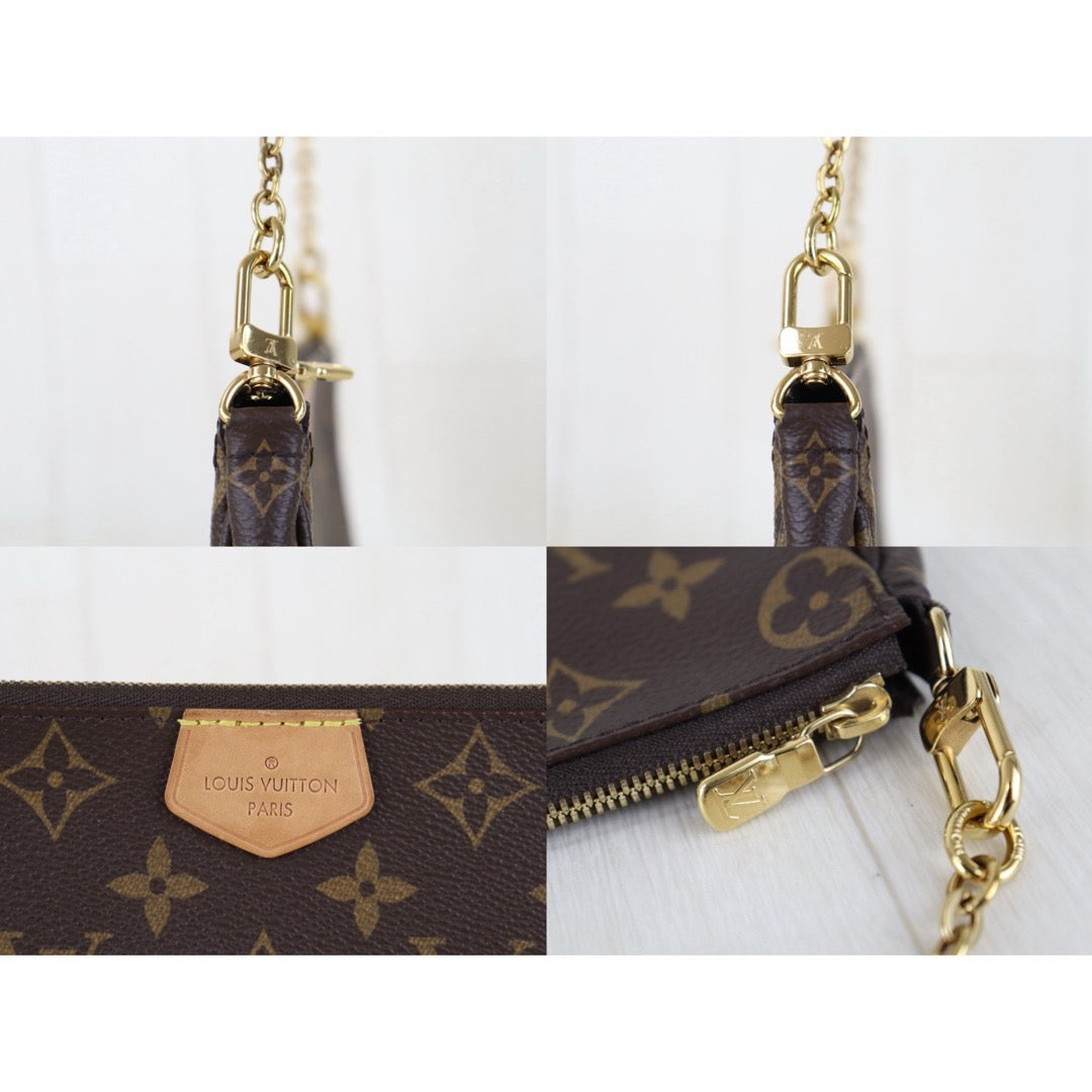 Include Entrupy Certificate of Authenticity｜Very Good ( Rank A)｜Louis Vuitton Monogram Multiti Pochette Accessoire  IC Chips Model ｜S26030810