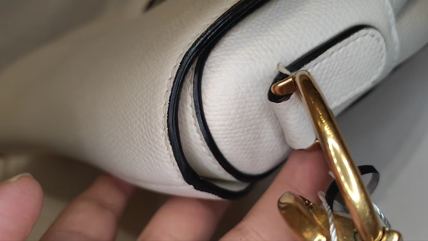 Very Good ( Rank A)｜Dior Trotter Saddle Shoulder Bag Medium White