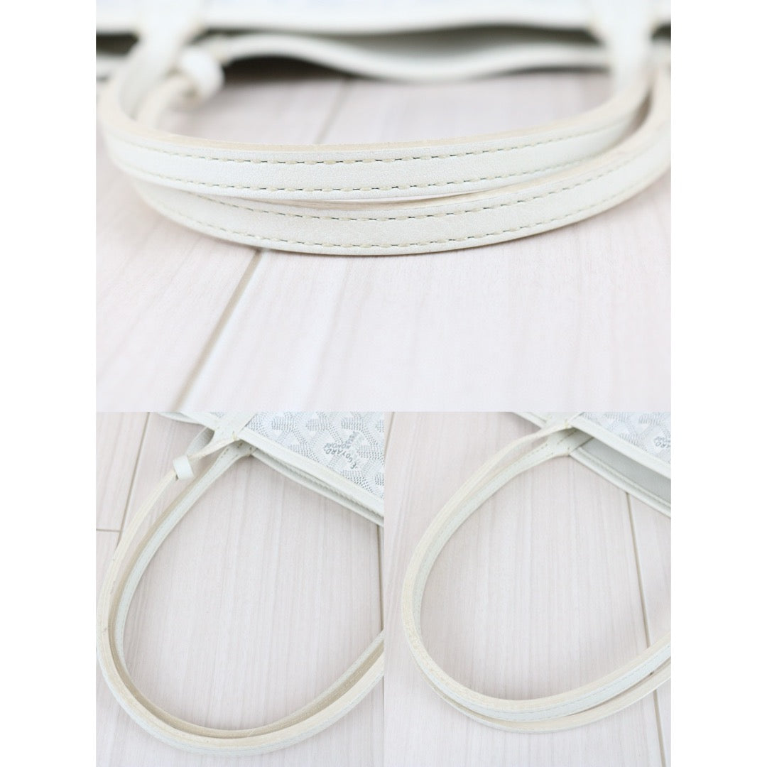 Good ( Rank AB)｜ Goyard Anyone Mini Tote Bag White｜B25032901