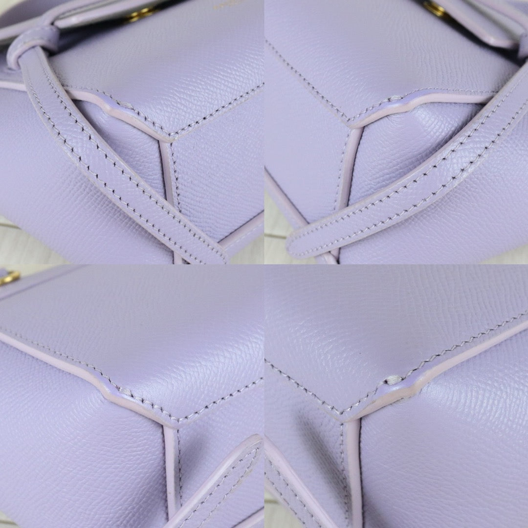 Very Good ( Rank A)｜CELINE Calf Leather Belt Pico Handbag Shoulder Bag Lilac｜S25112909
