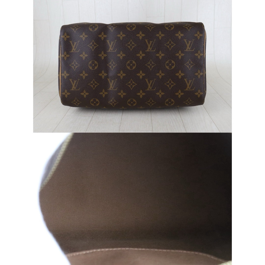 Include Entrupy Certificate of Authenticity｜Very Good ( Rank A) ｜ Louis Vuitton Monogram Speedy 30 Hand Bag ｜S26072511