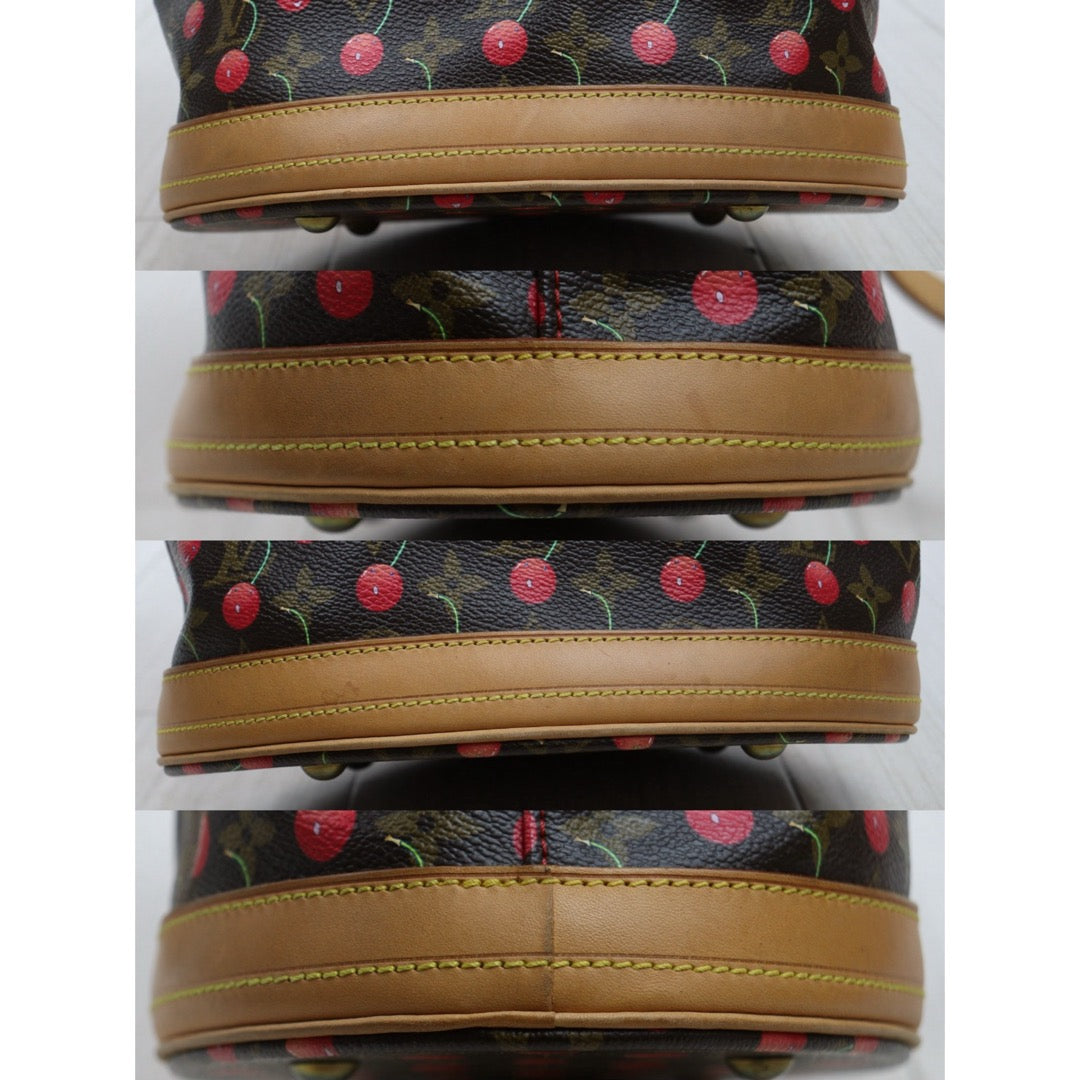 Good ( Rank AB)｜ LV Takashi Murakam Cherry Monogram Petit Bucket PM Tote Bag With Pouch｜S26030910