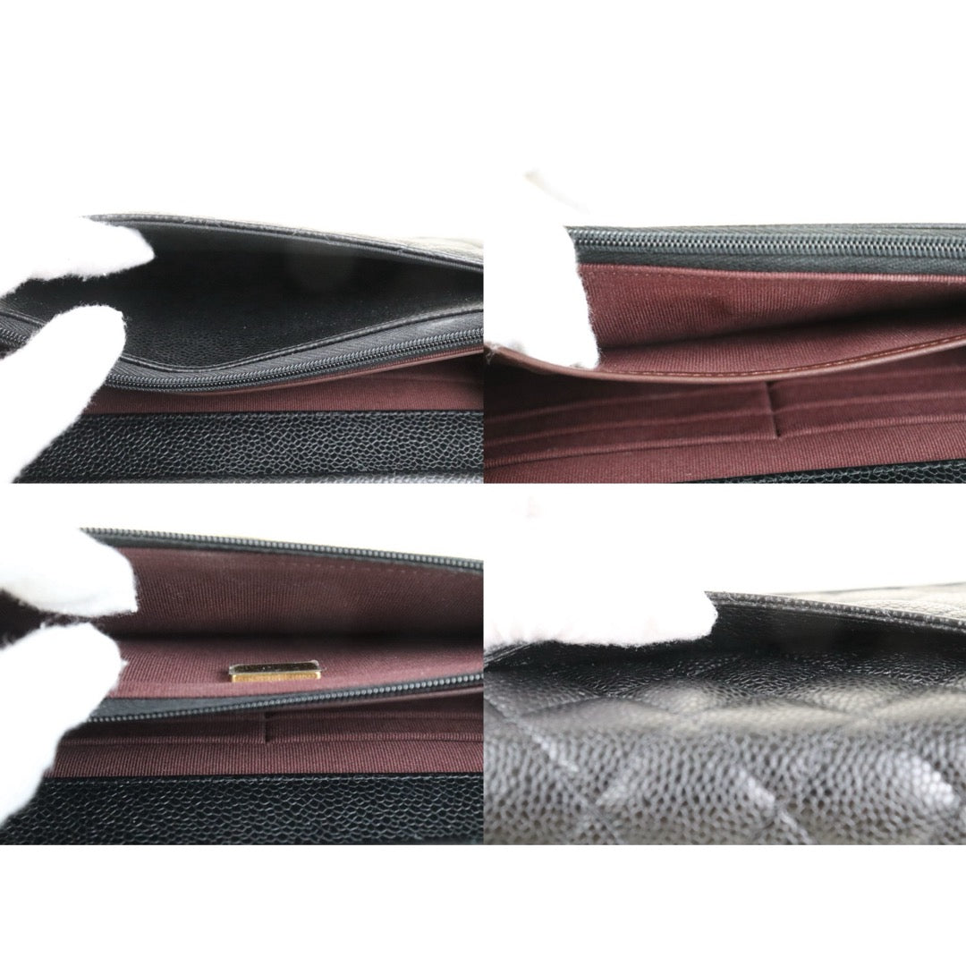Include Entrupy Certificate of Authenticity｜Very Good ( Rank A)｜CHANEL Caviar Skin WOC Chain Bag Black  IC Chips Model｜Z26091602