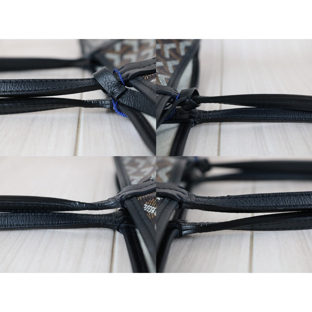 Very Good ( Rank A)｜ Goyard Saint-Louis MM Tote Bag Black｜S25112911