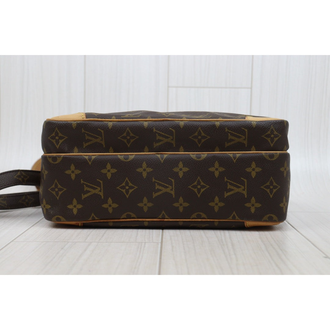 Include Entrupy Certificate of Authenticity｜Fair ( Rank B) ｜ Louis Vuitton Monogram Nile Shoulder Bag｜26011307