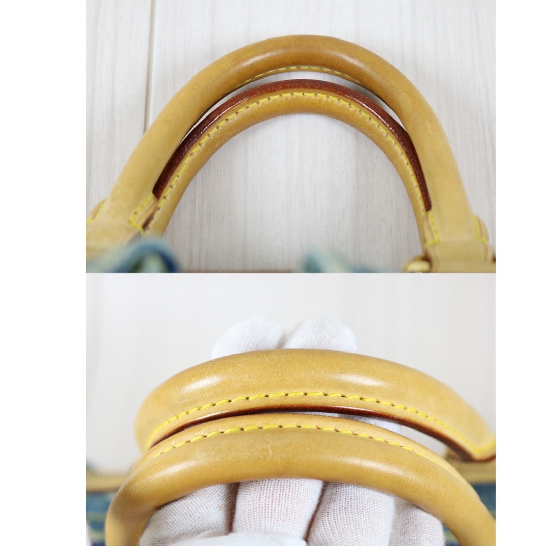 Rank AB ｜  LV Monogram Denim  Handbag   ｜S24040102