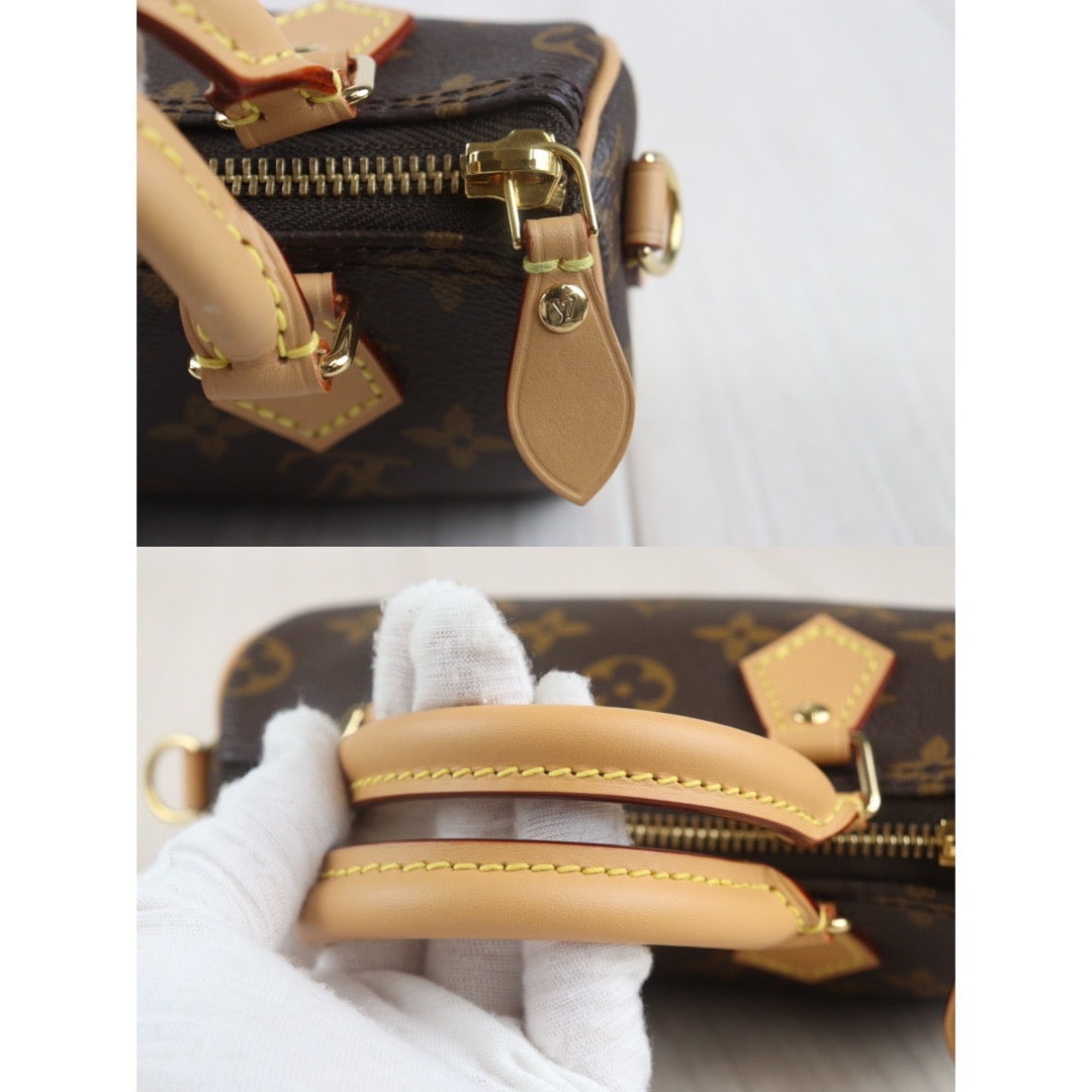 Rank A｜ LV Monogram Nano Speedy Handbag Shoulderbag ｜23083109