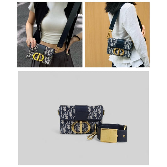 Very Good ( Rank A)｜Dior Trotter Montaige Mini Box Shoulder Bag ｜S25052701