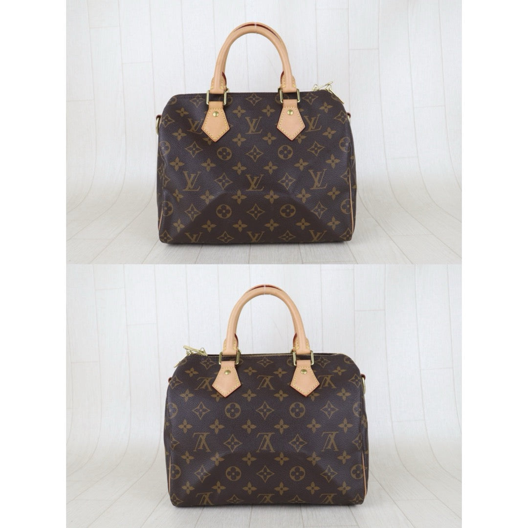 Include Entrupy Certificate of Authenticity｜Very Good ( Rank A) ｜ Louis Vuitton Monogram Speedy 25 Hand Bag With Shoulder Strap  IC Chips Model｜S26072537