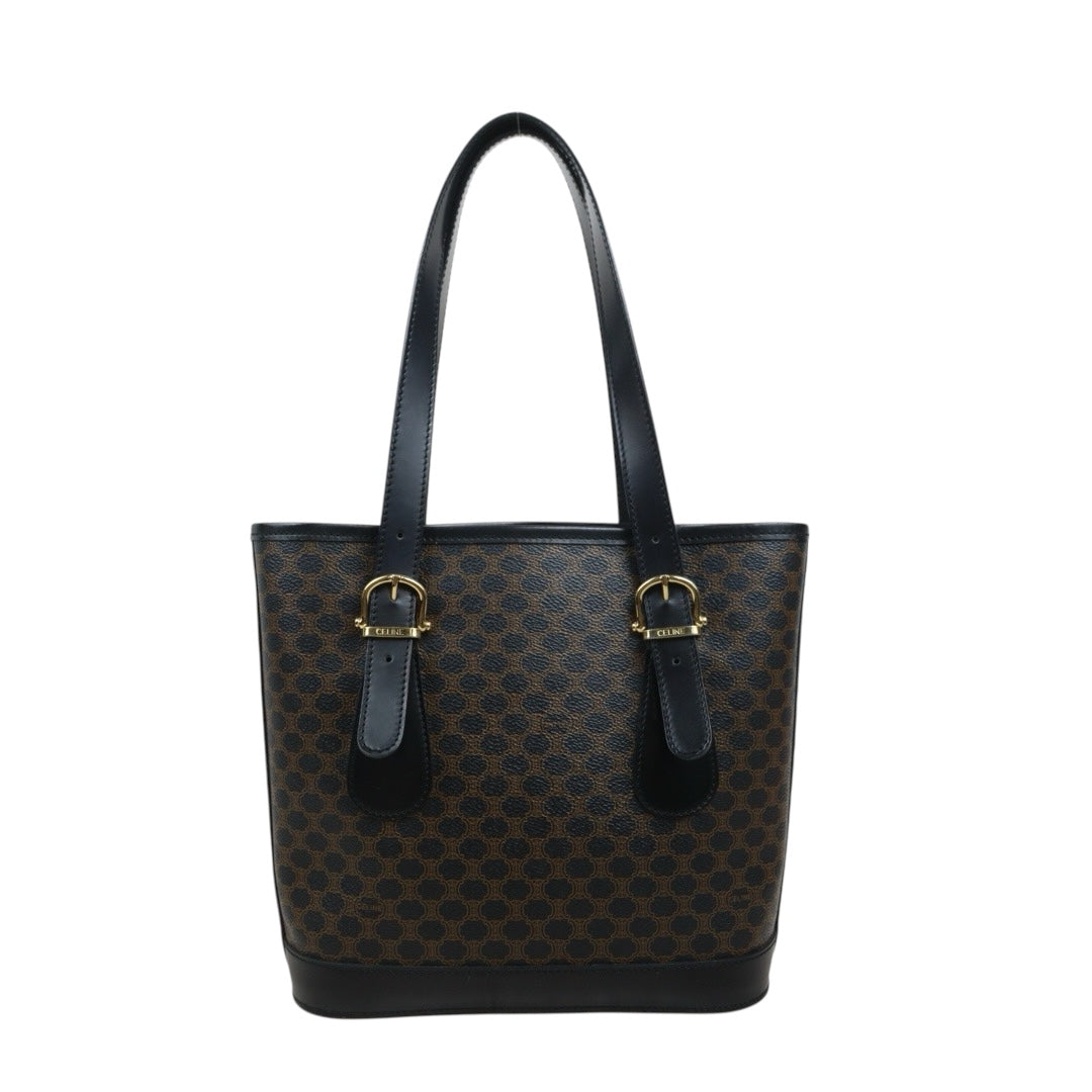 Very Good ( Rank A)｜ CELINE Black Macadam ToteBag ｜25092610
