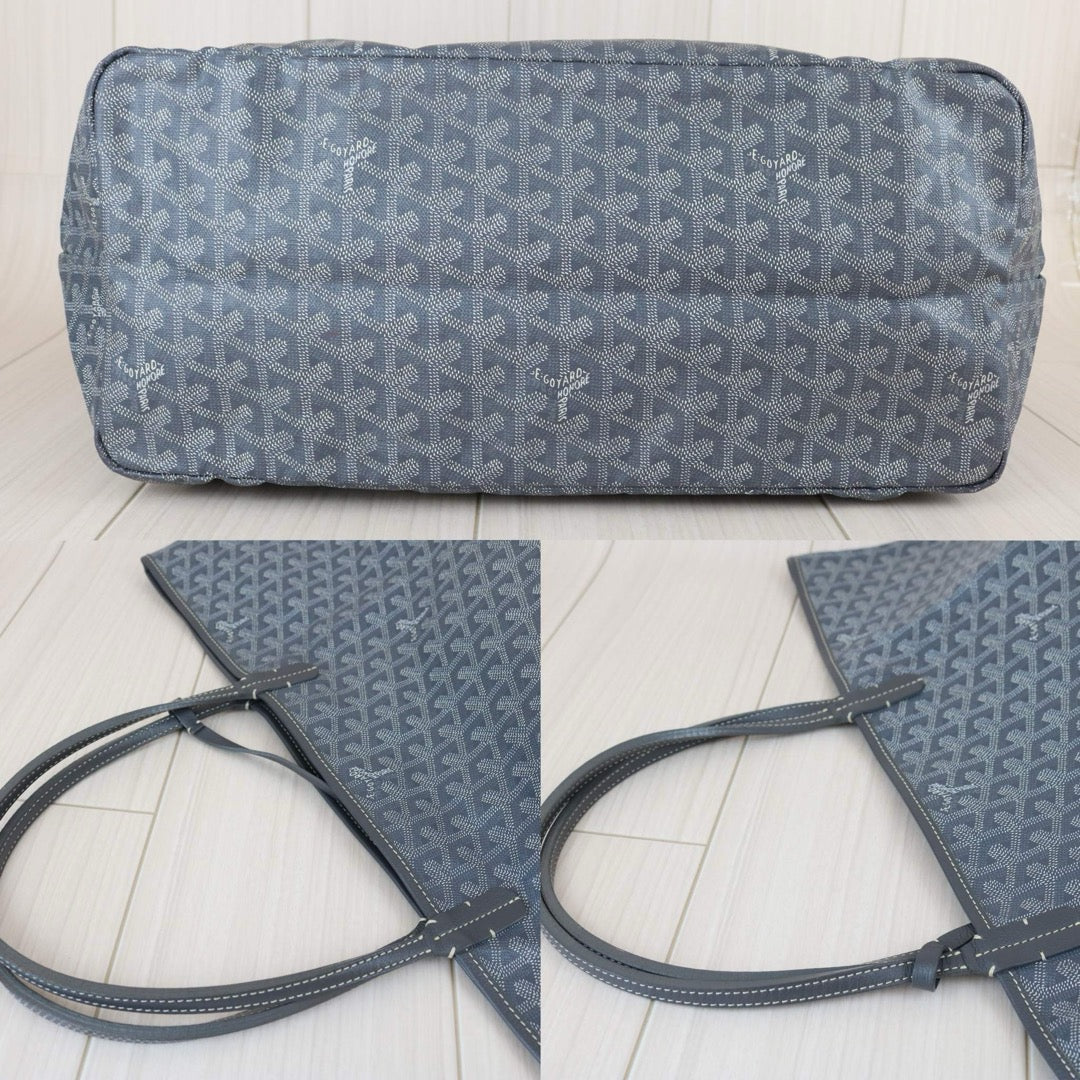 Good ( Rank AB) ｜ Goyard Saint-Louis GM Tote Bag Grey｜S24111807