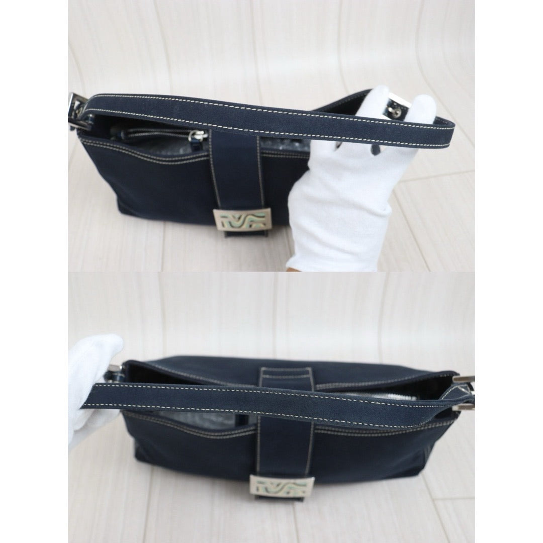 Include Entrupy Certificate of Authenticity｜Good ( Rank AB)｜  FENDI Denim  Shoulder Bag  ｜26082105