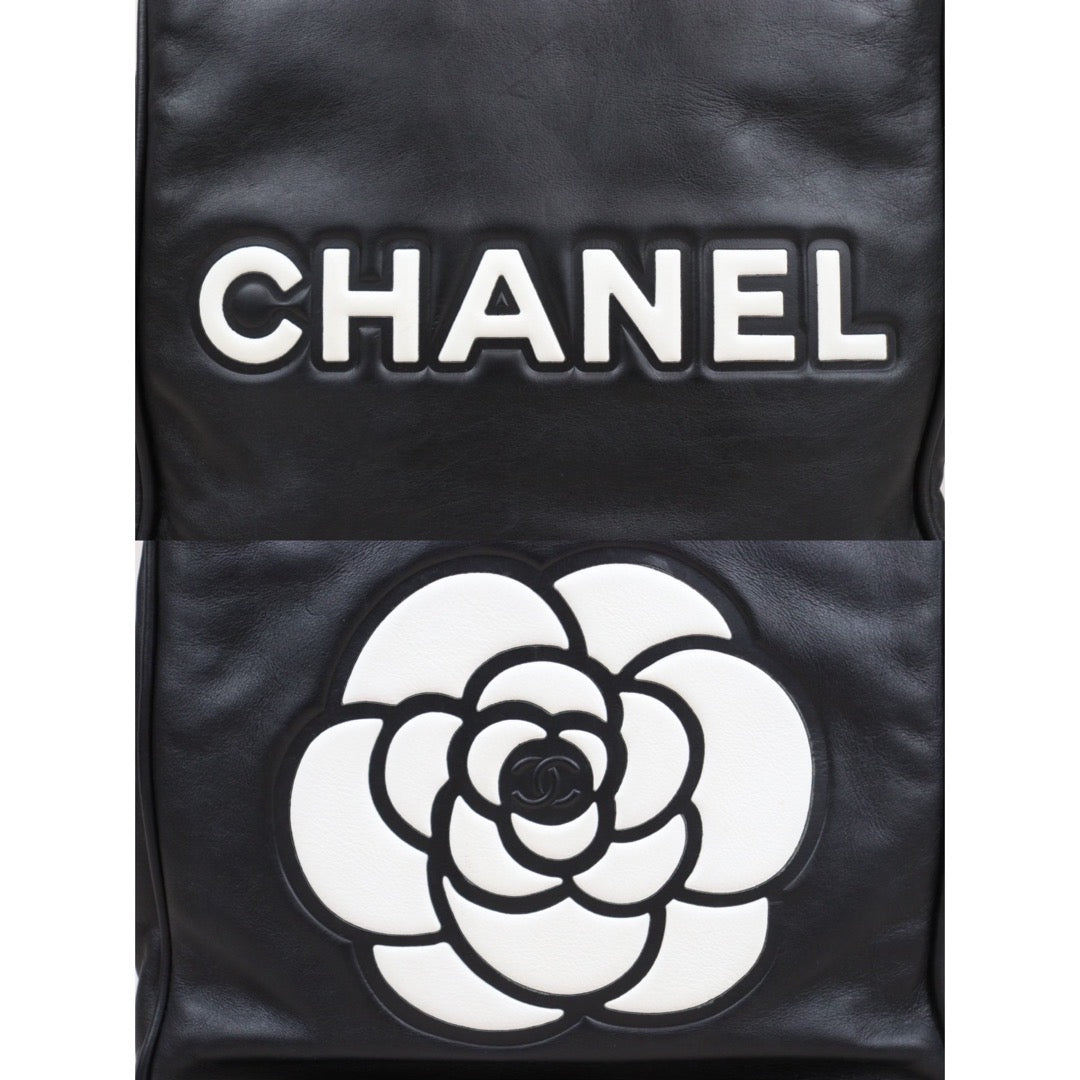 Rank A ｜ CHANEL Camellia Lamb Skin ToteBag  Made In 2002～2003 Year ｜24012519