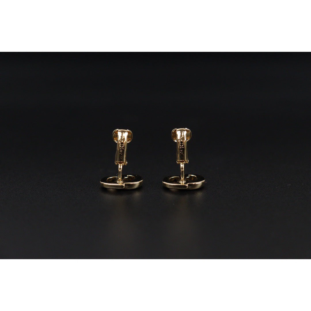 Rank A ｜ Dior CD Earring Gold Plated｜24030134