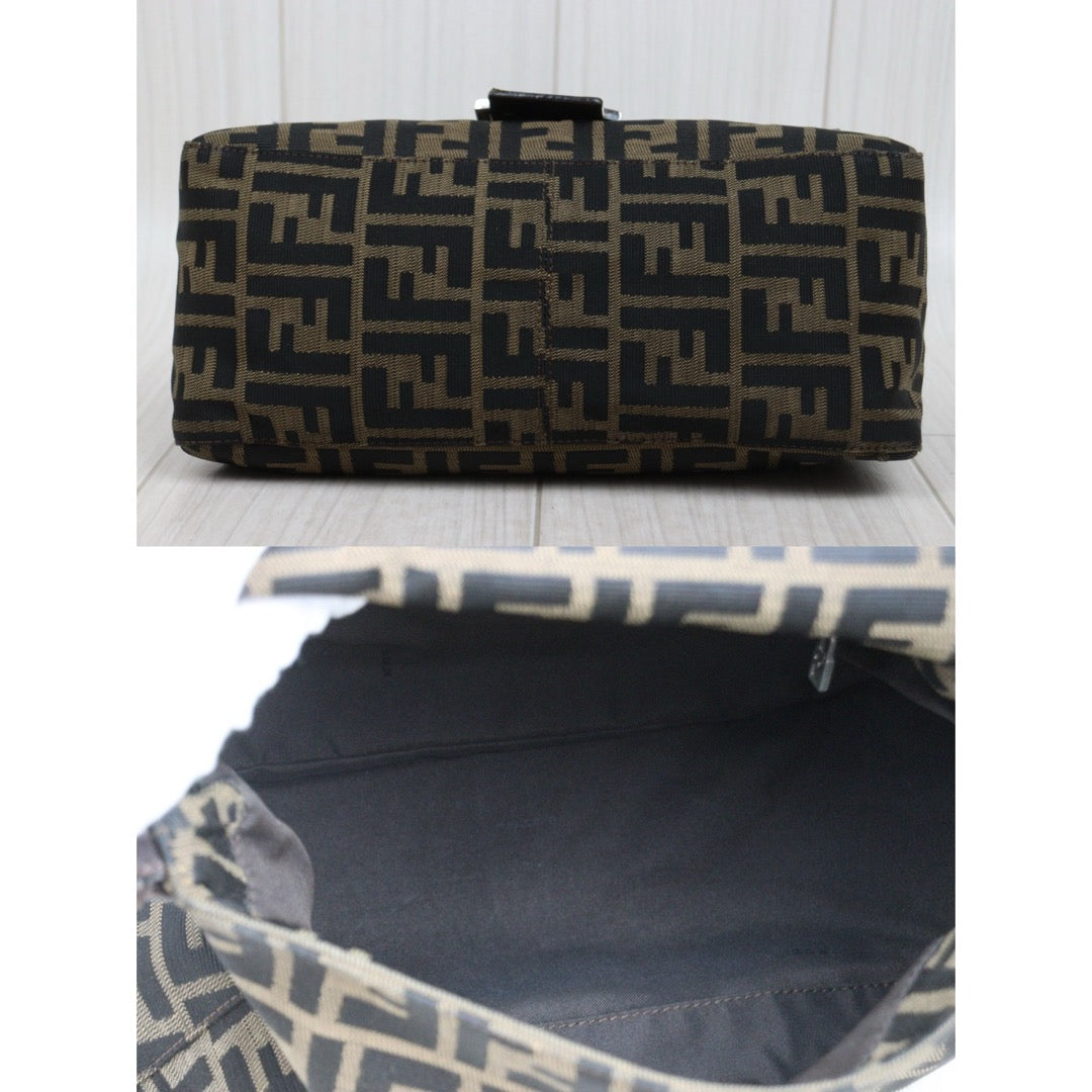 Good ( Rank AB)｜ FENDI Zucca Mamma Baguette Shoulder Bag｜W25121609
