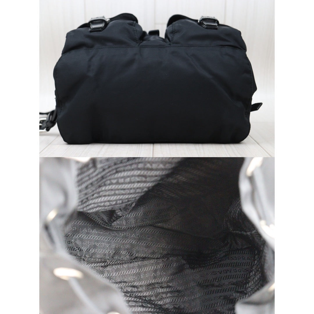 Rank A｜Prada Nylon Backpack Medium Black｜24061113