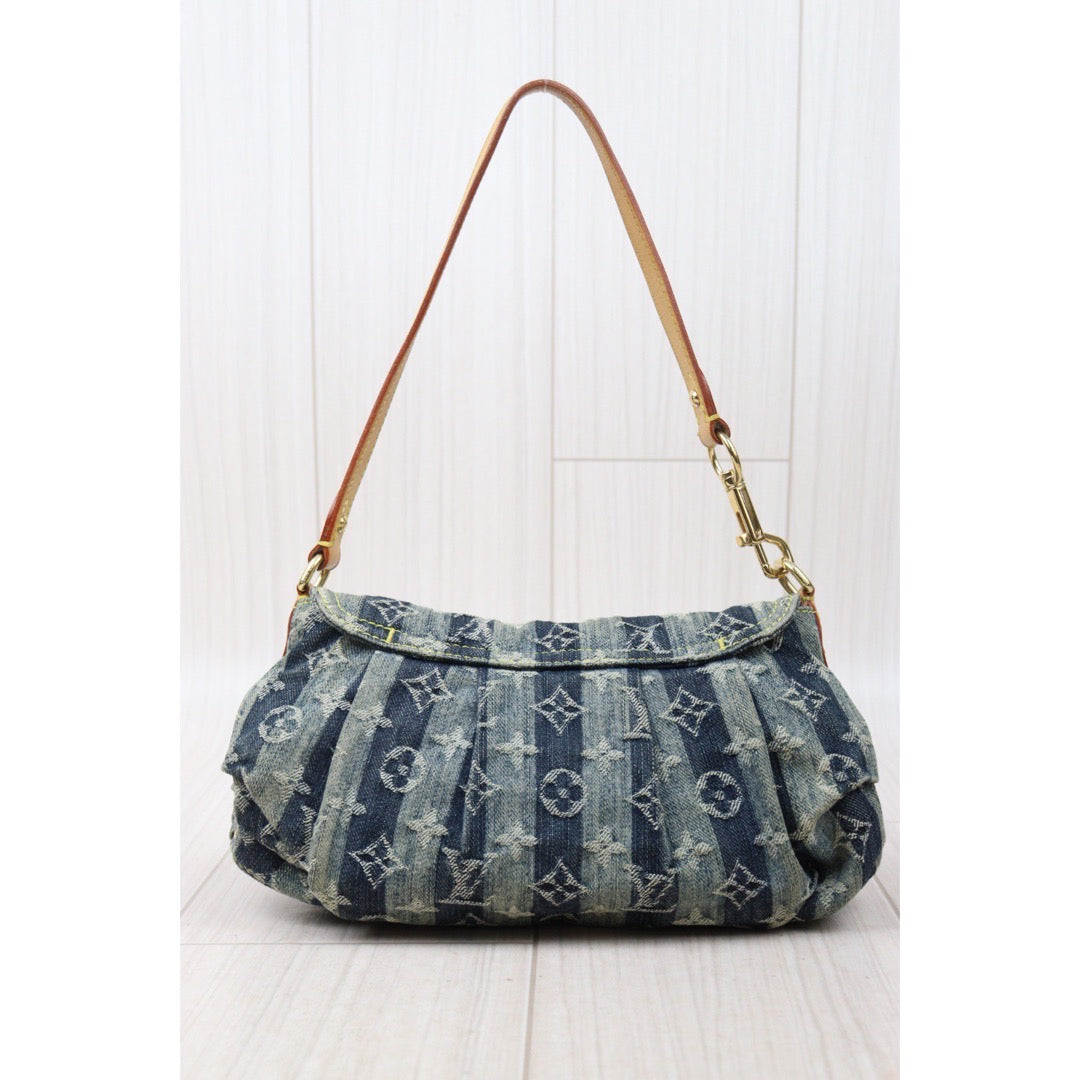 Rank AB ｜  LV Monogram Denim  Shoulder Bag  ｜S24052214