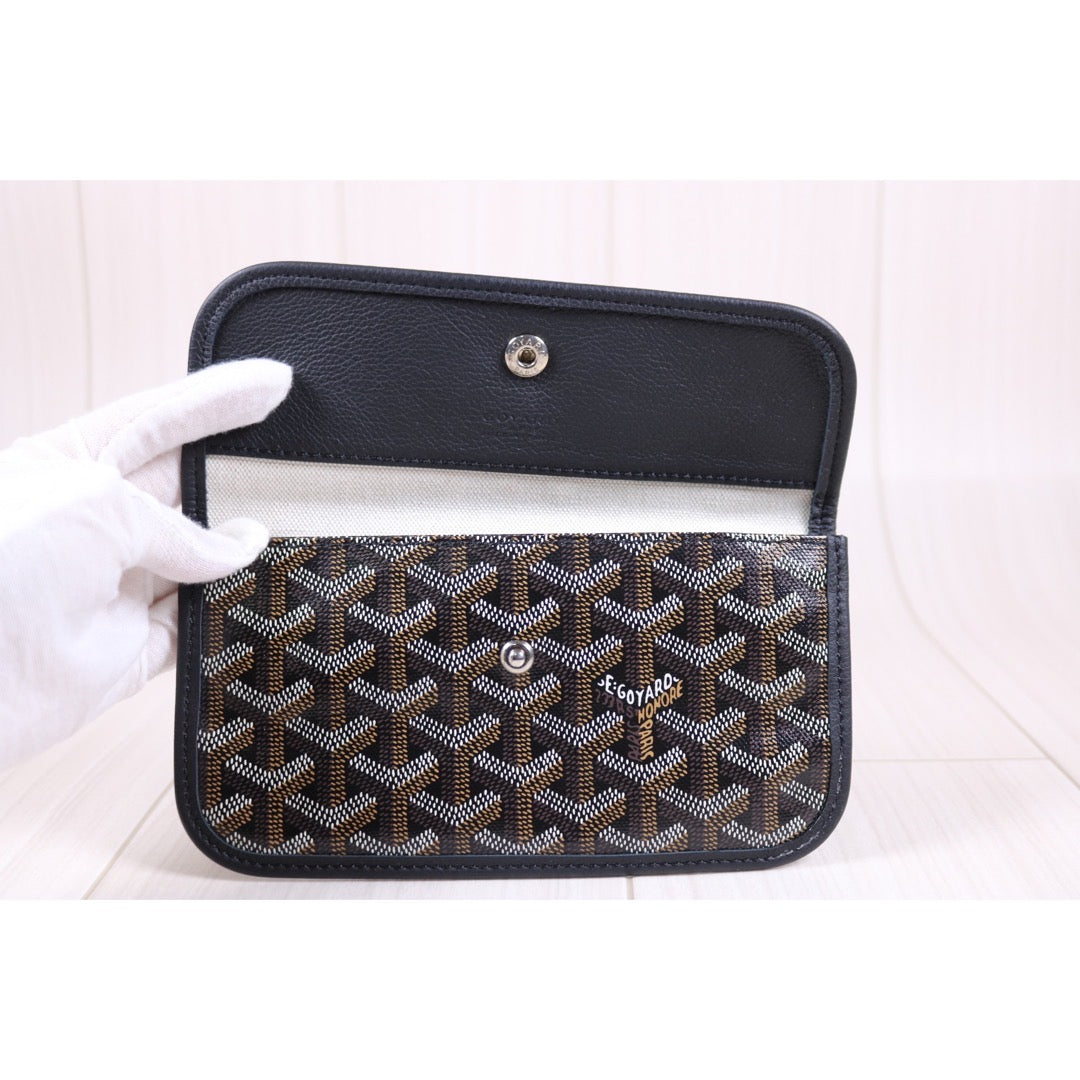 Rank A ｜ Goyard Saint-Louis PM Tote Bag Black｜S24030402