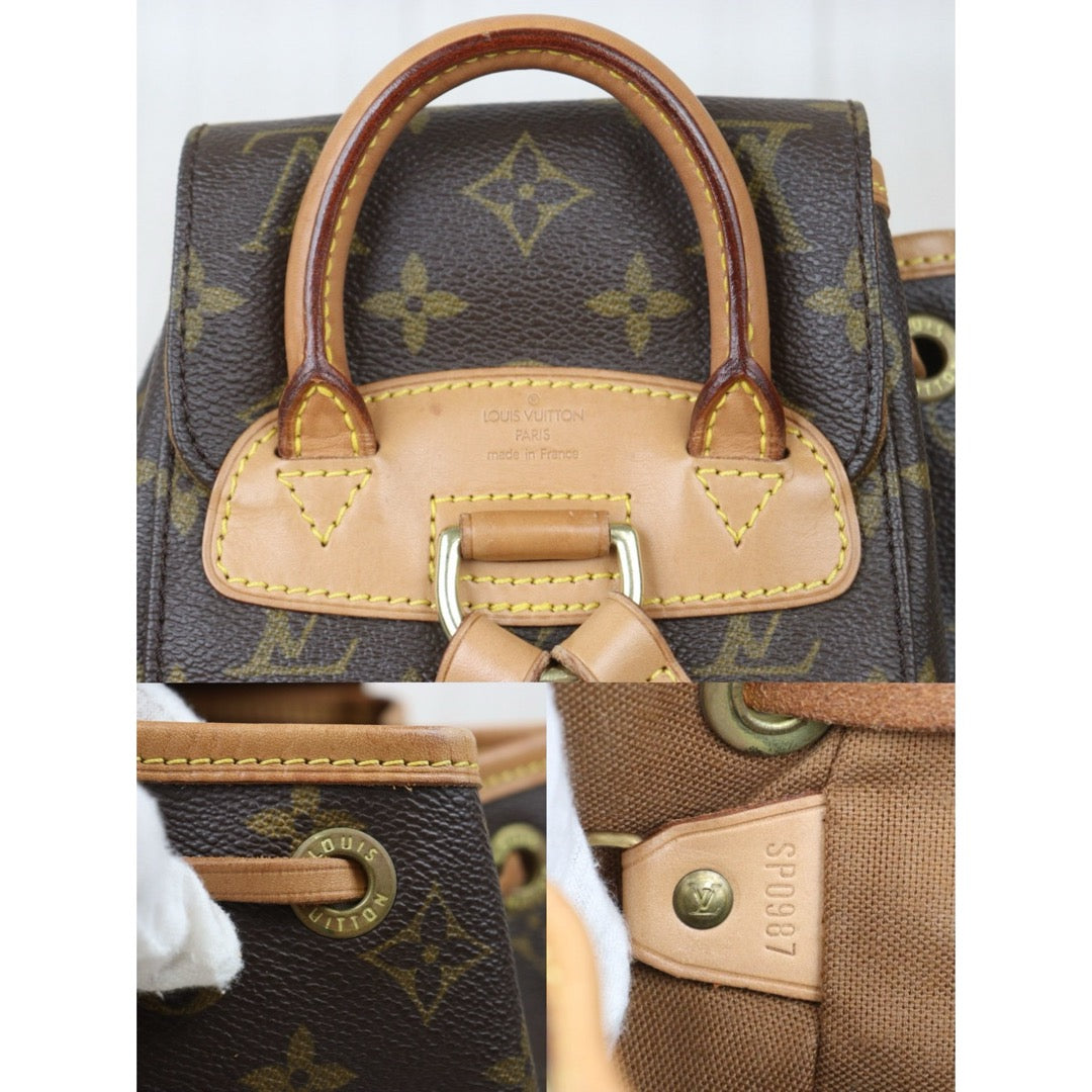 Good ( Rank AB)｜  LV Monogram Montsouris PM Backpack｜V24090911