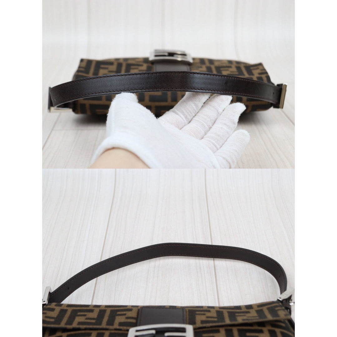 Rank A ｜ FENDI Zucca Mamma Baguette Shoulder Bag｜24030728