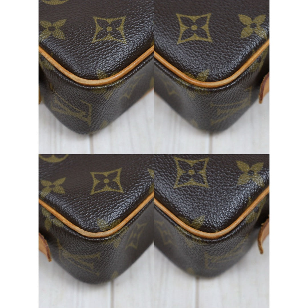 Include Entrupy Certificate of Authenticity｜Good ( Rank AB)｜Louis Vuitton Monogram Pochette Marley Bandolier Shoulder Bag｜26042806