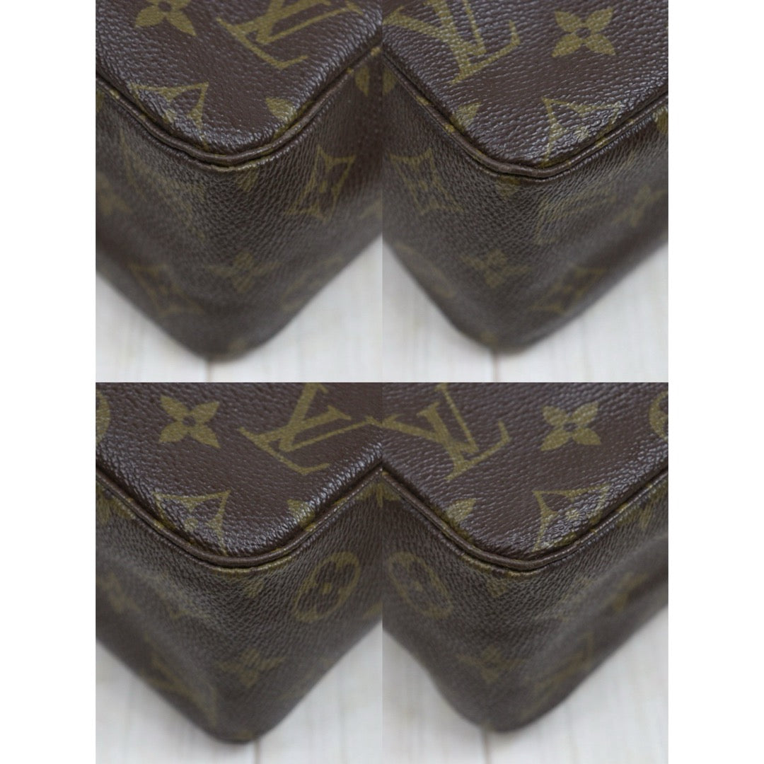 Include Entrupy Certificate of Authenticity｜Good ( Rank AB)｜ Louis Vuitton Truth Toilet 28 Monogram Makeup Pouch｜26060402