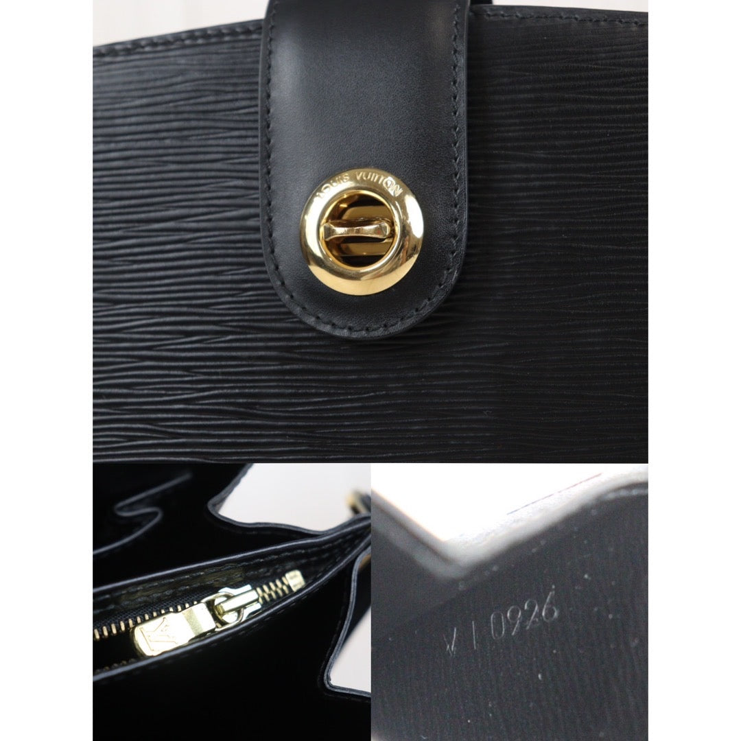 Rank A｜ LV Epi Shoulder Bag Black｜23090901