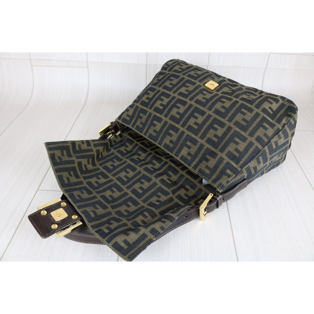 Good ( Rank AB)｜ FENDI Zucca Mamma Baguette Shoulder Bag｜S25112912