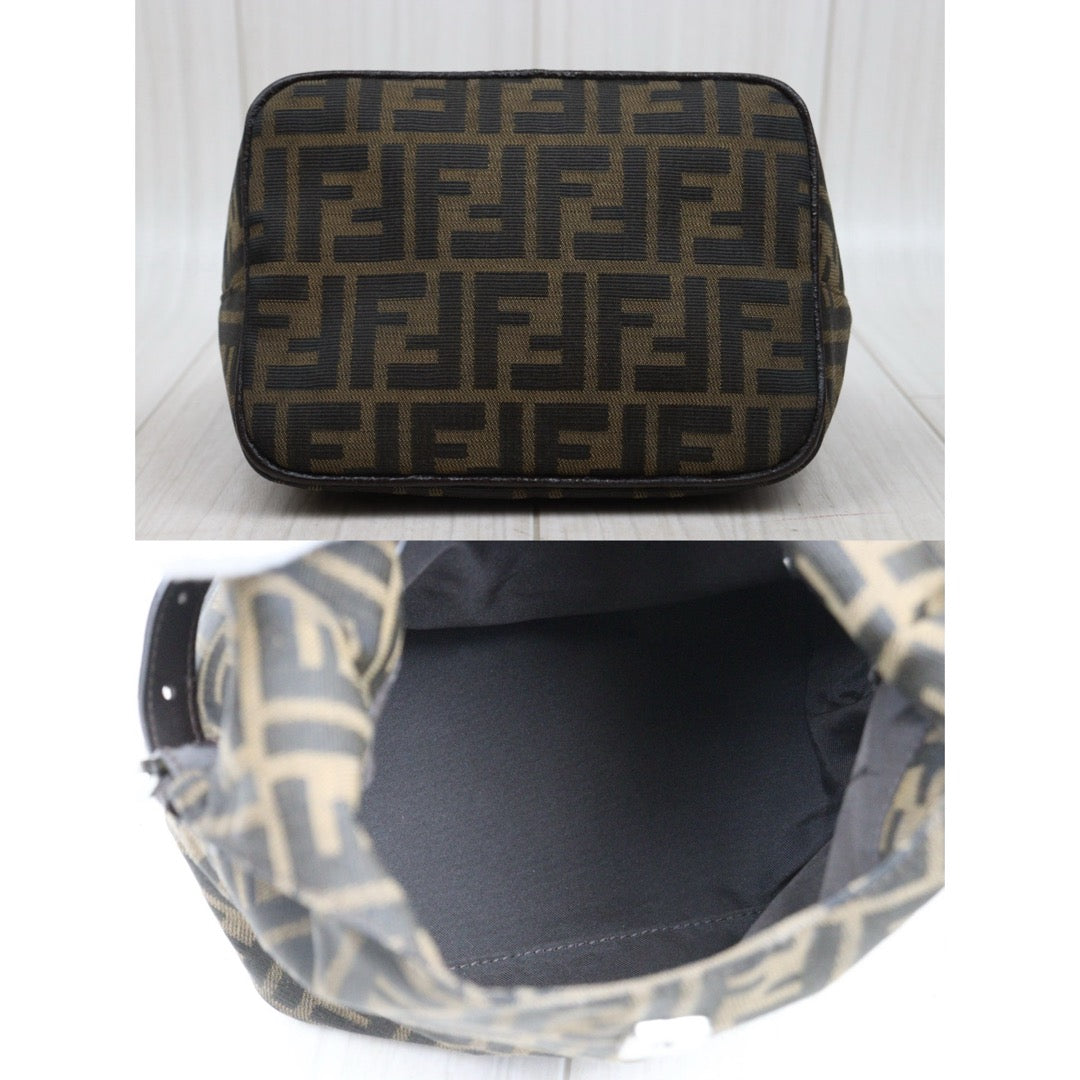 Good ( Rank AB)｜ FENDI Zucca Potato Case Shoulder Bag ｜25062621