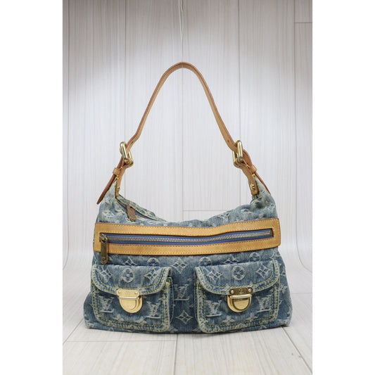 Fair ( Rank B) ｜  LV Monogram Baggy Denim Shoulder Bag｜A25091803