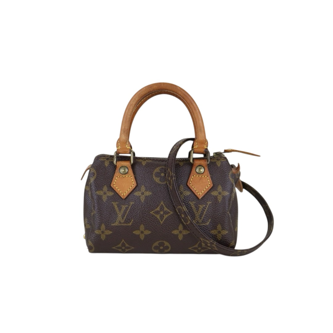 Fair ( Rank B) ｜ LV Monogram Mini Speedy Handbag With Shoulderstrap｜H25090808