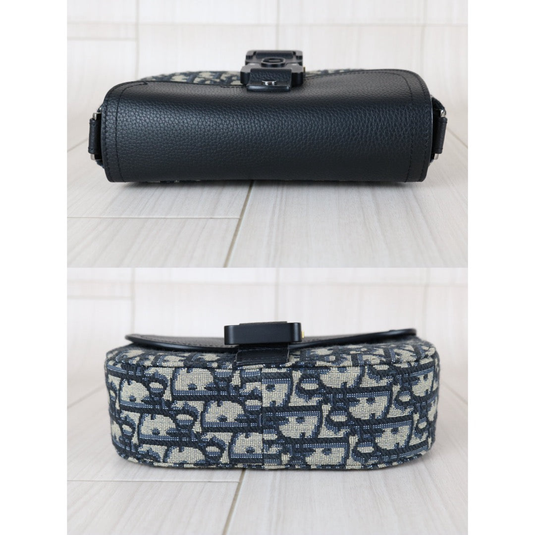 Very Good ( Rank A)｜   Dior Trotter Obilque Jacquard Mini Saddle Shoulder Bag ｜S25112904