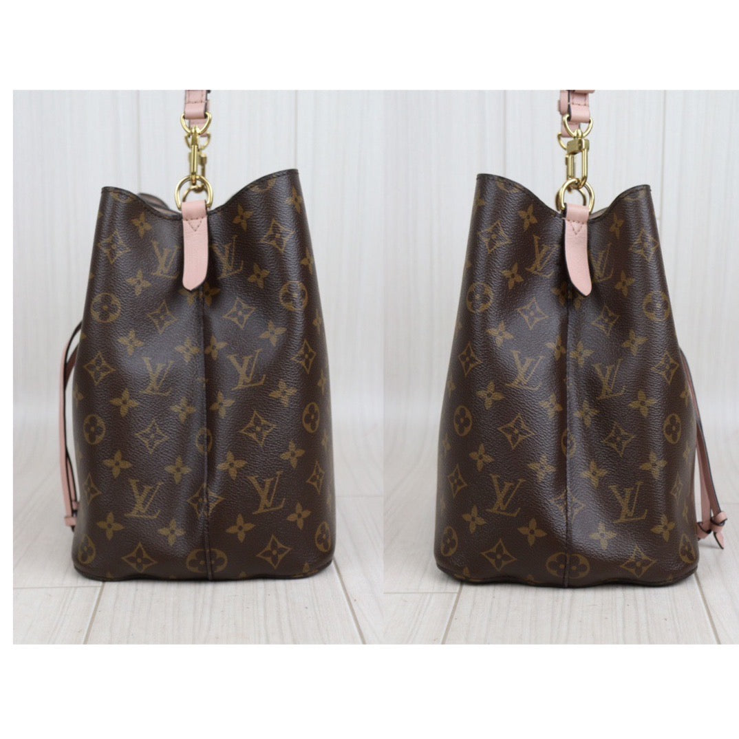 Rank AB ｜LV Monogram Neonoe Rose Poodle Shoulder Bag｜23112703