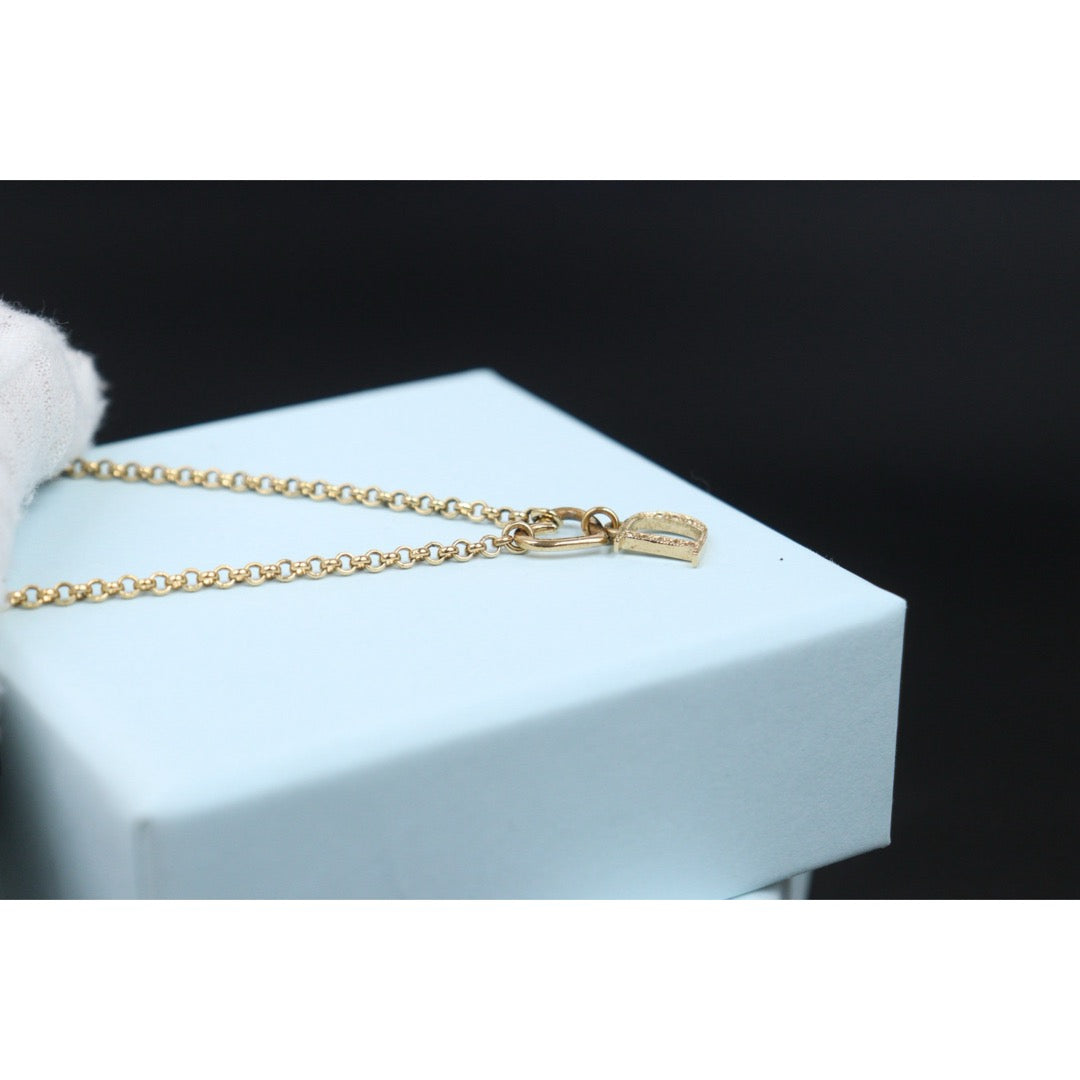 Good ( Rank AB)｜ Dior  Heart＆D Necklace Golden Plated ｜V25071015
