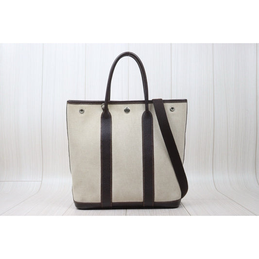 Good ( Rank AB)| HERMES Garden File Handbag With Shoulder Strap □I Stamp Made In 2005 Year|Y24120904