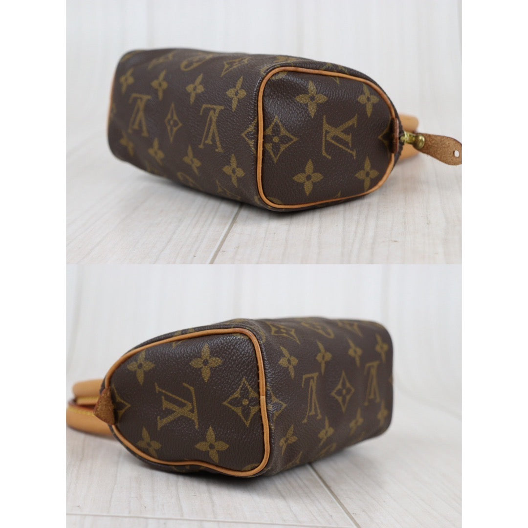 Rank A ｜ LV Monogram Mini Speedy Handbag With Shoulder Strap｜23121604
