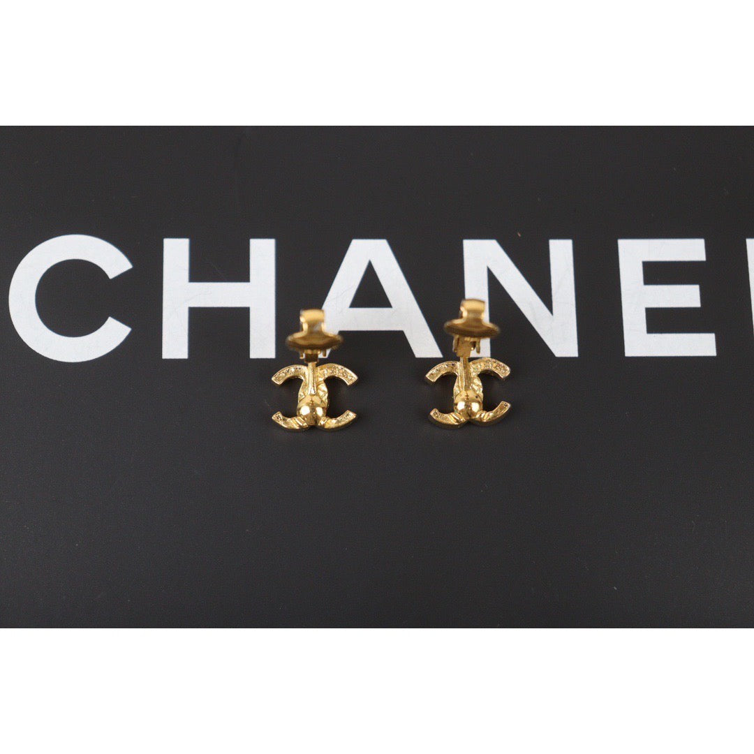 Rank A ｜CHANEL COCO Earrings 18k Gold Plated ｜24050628