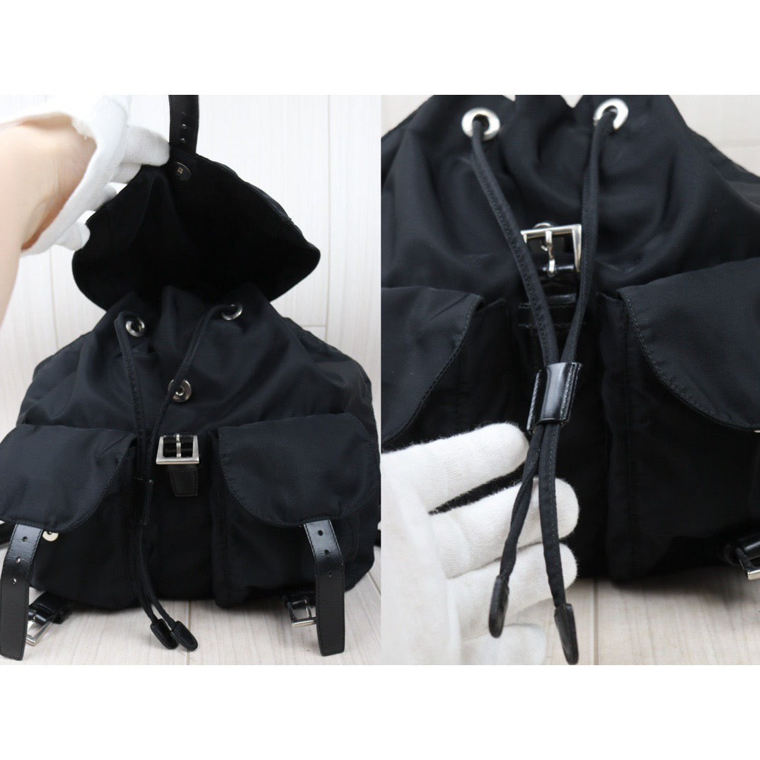 Rank A｜Prada Nylon Backpack Medium Black｜24061113