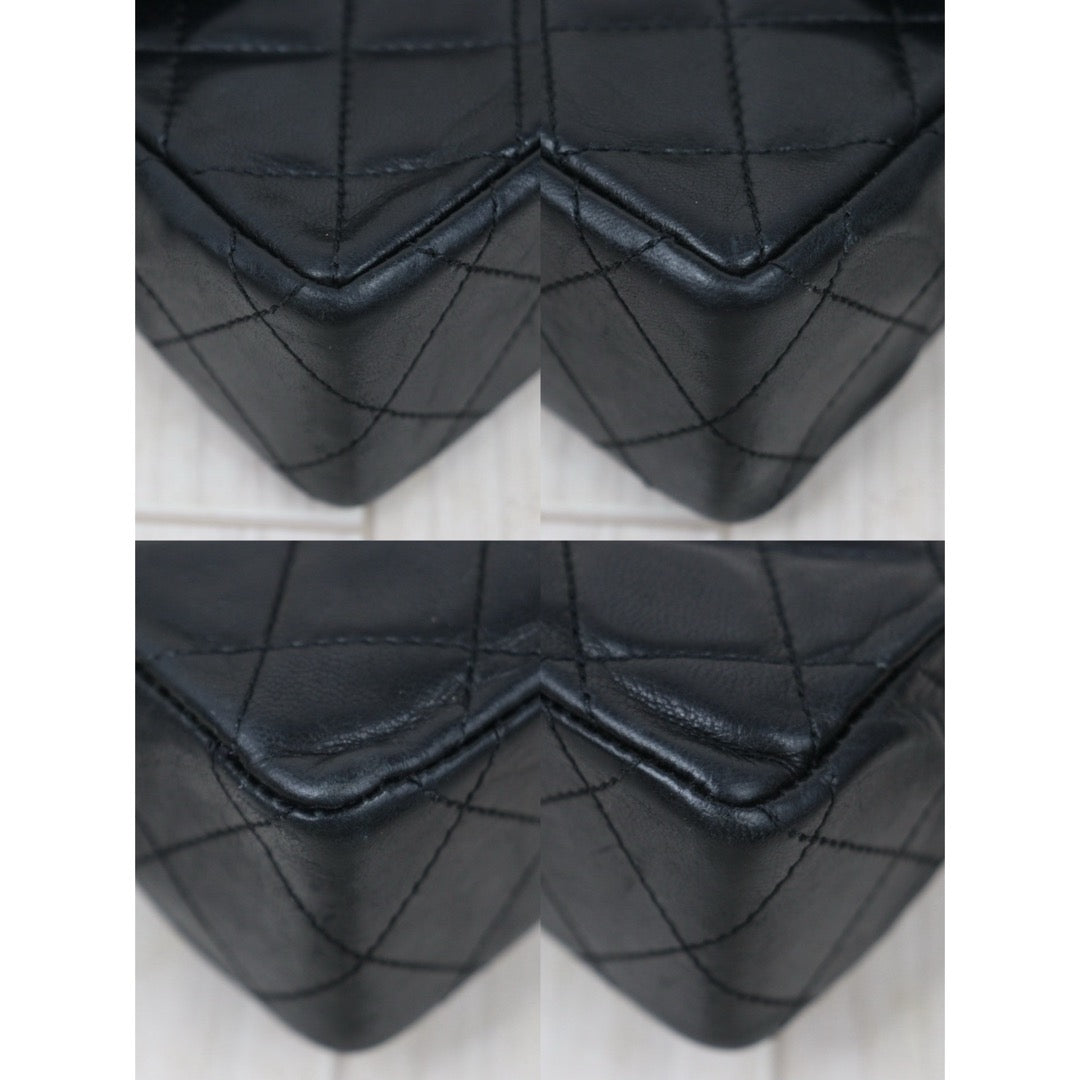 Good ( Rank AB) ｜ CHANEL Paris Limited Series Matrasse Classic Double Flap 22 Shoulder Bag Black Made In 1986-1988Year｜25122310