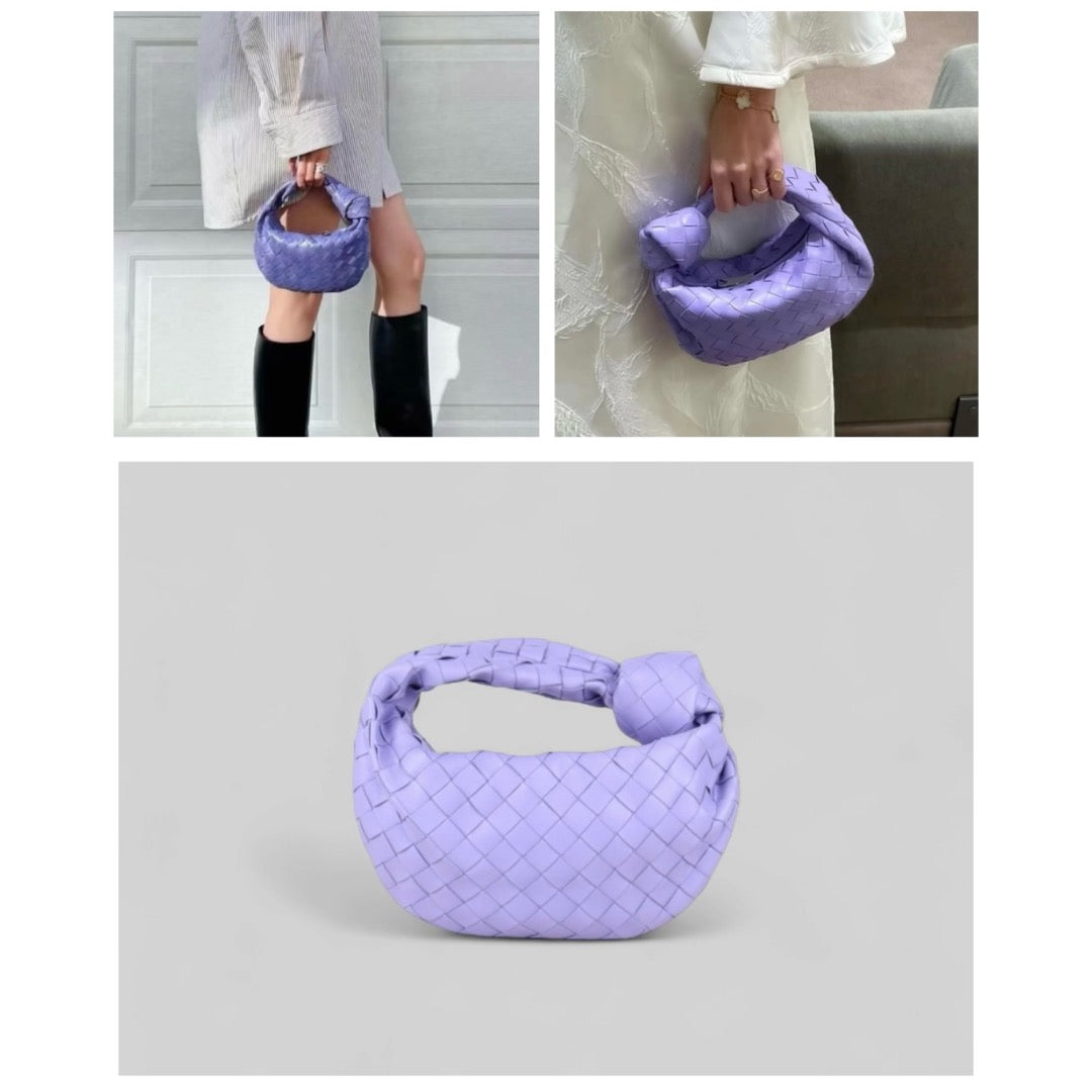 Very Good ( Rank A)｜ Bottega Veneta Lamb Skin Mini Jodie Hand Bag Purple｜H25042218