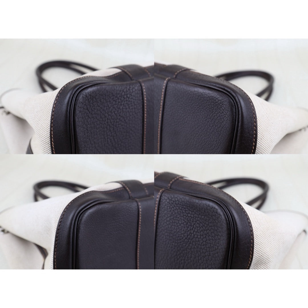 Very Good ( Rank A)｜ HERMES Garden Party PM Handbag □I Stamp Made In 2005 Year｜H25040701