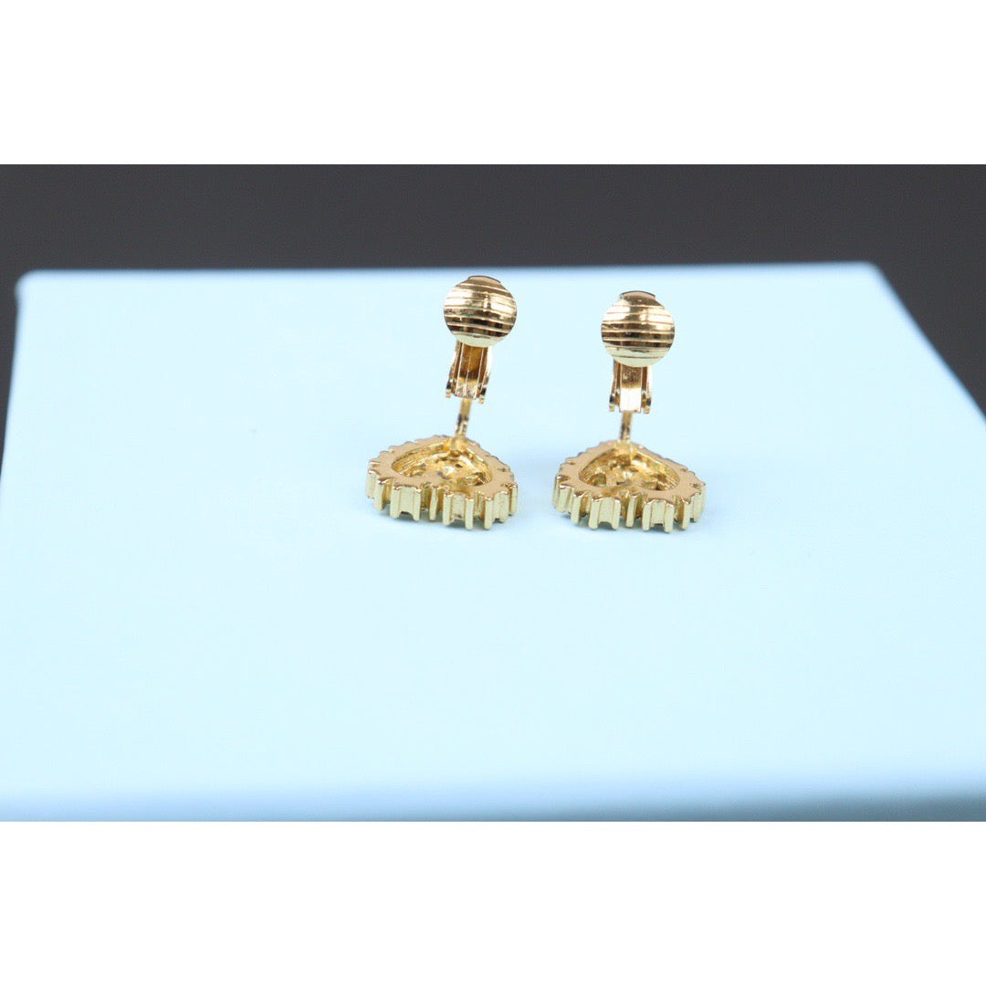 Rank A ｜ Dior CD Earring Gold Plated｜24072510