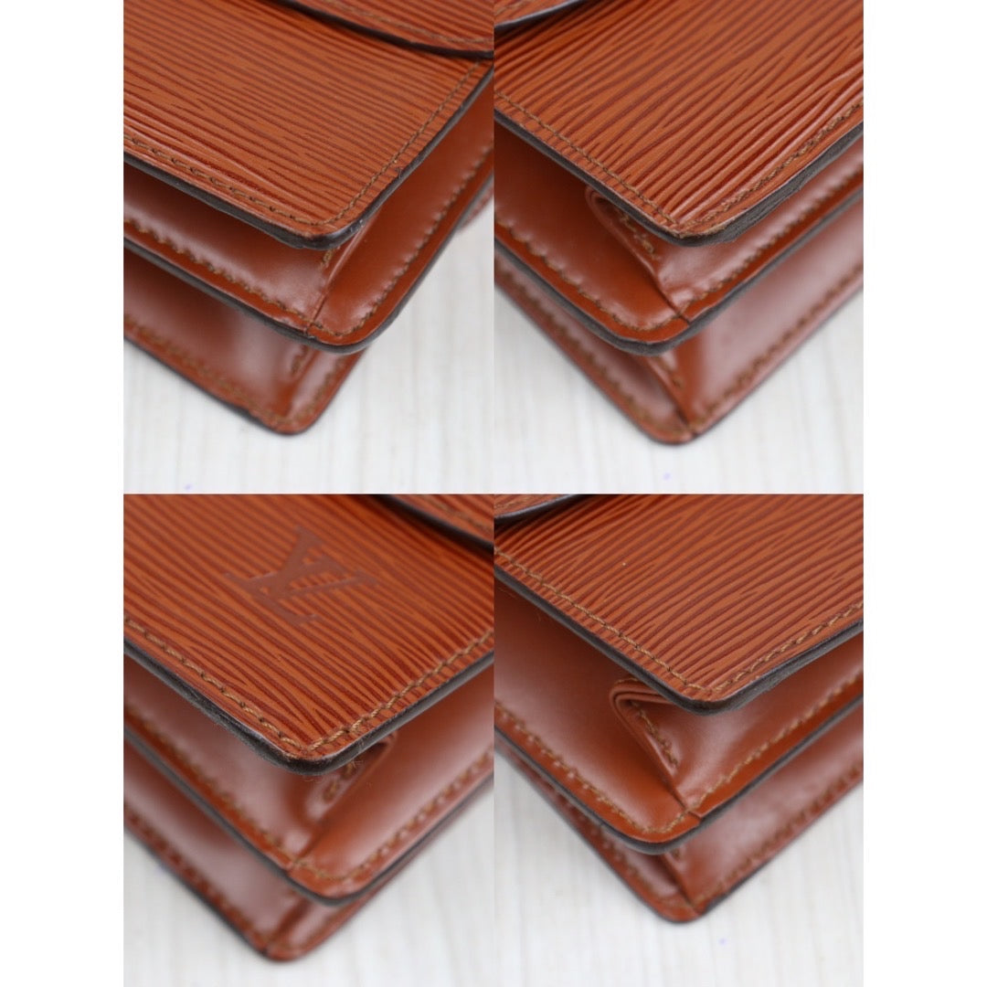 Rank A ｜LV Epi Grenelle Shoulder Bag Brown｜23111201