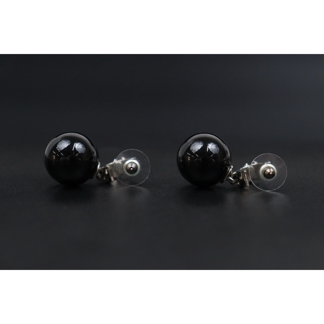 Very Good ( Rank A) ｜CHANEL 22P COCO Mark Rhinestone Earrings Made In 2021Year｜V25121110