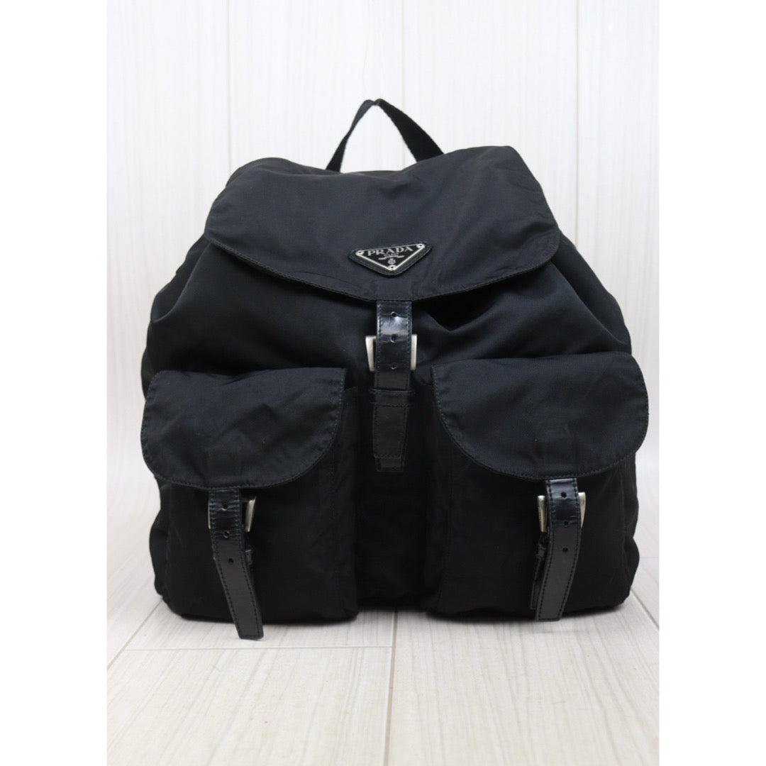 Good ( Rank AB)｜Prada Nylon Backpack Medium Black｜25122524
