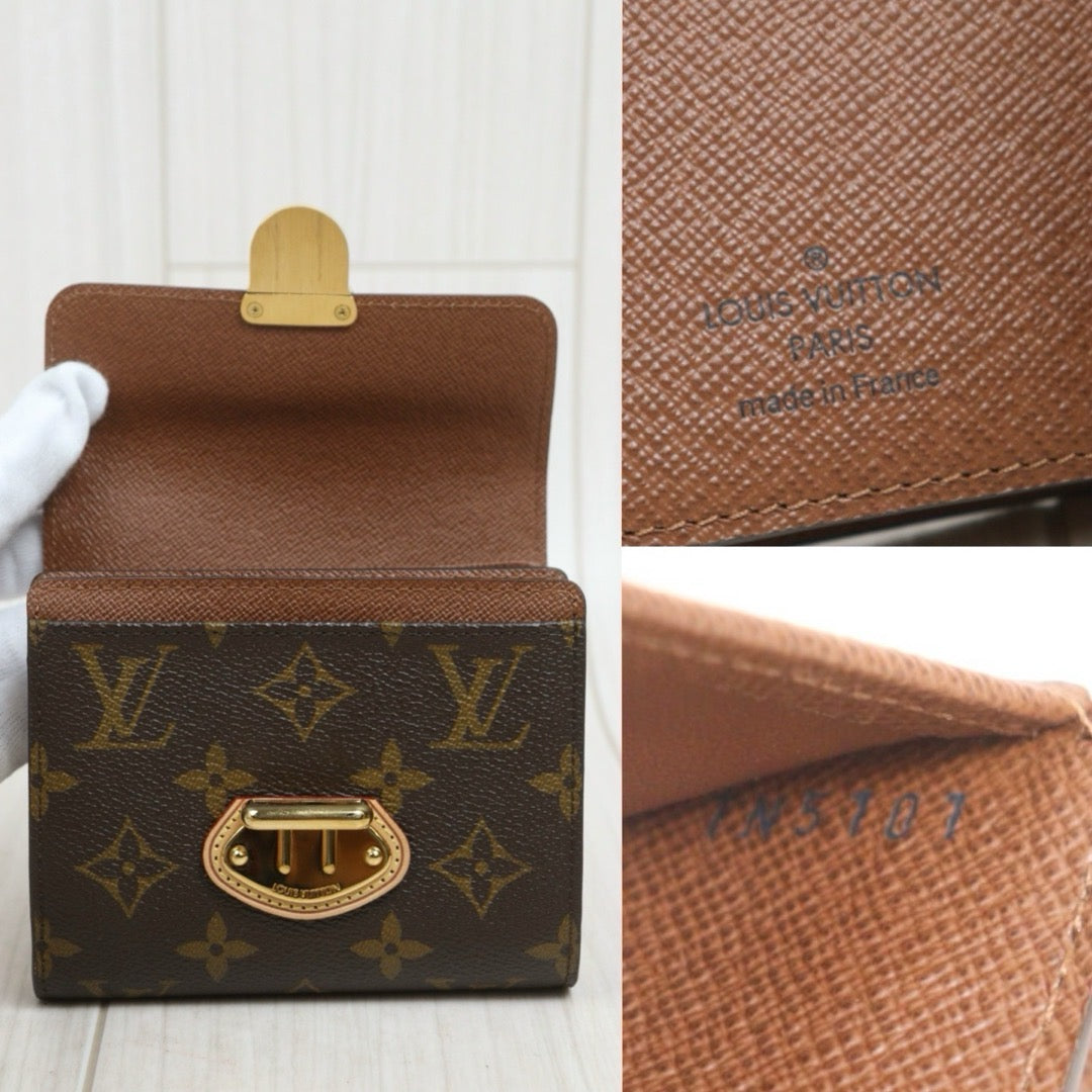 Include Entrupy Certificate of Authenticity｜Very good ( Rank A)｜ LV Monogram Manhattan Wallet ｜S26071002