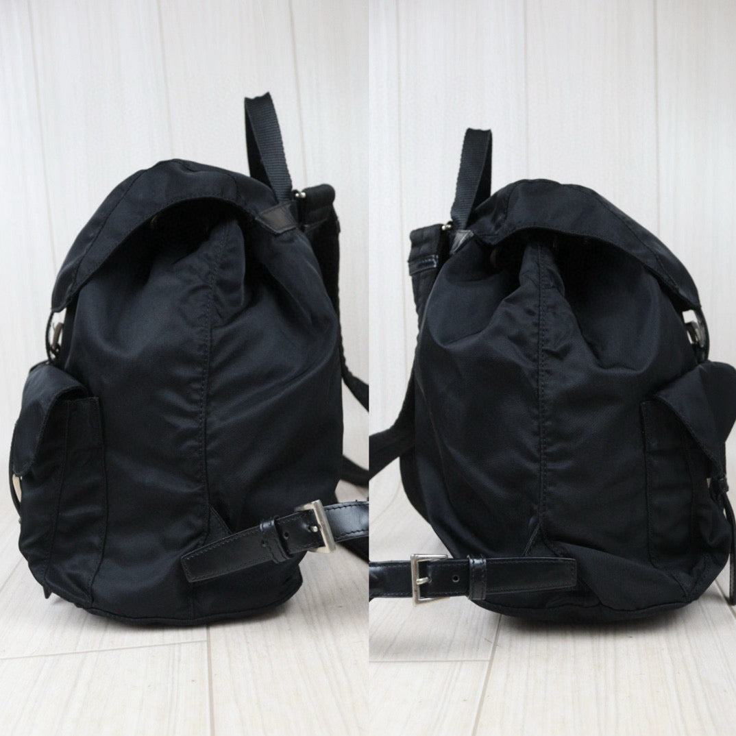 Rank AB｜Prada Nylon Backpack Medium Black｜V24071504